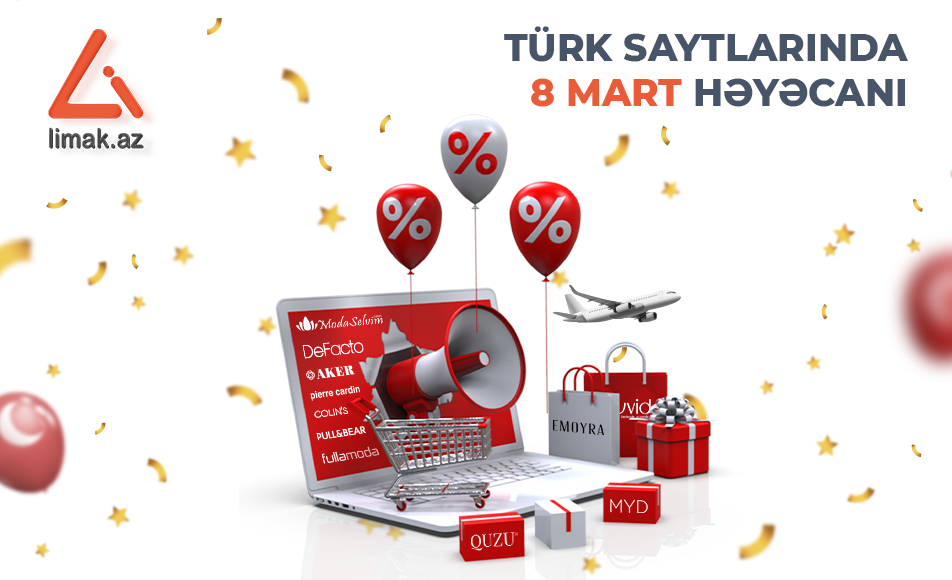 8 mart endirimləri